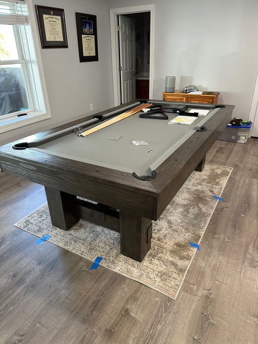 plank and hide montana pool table charcoal room