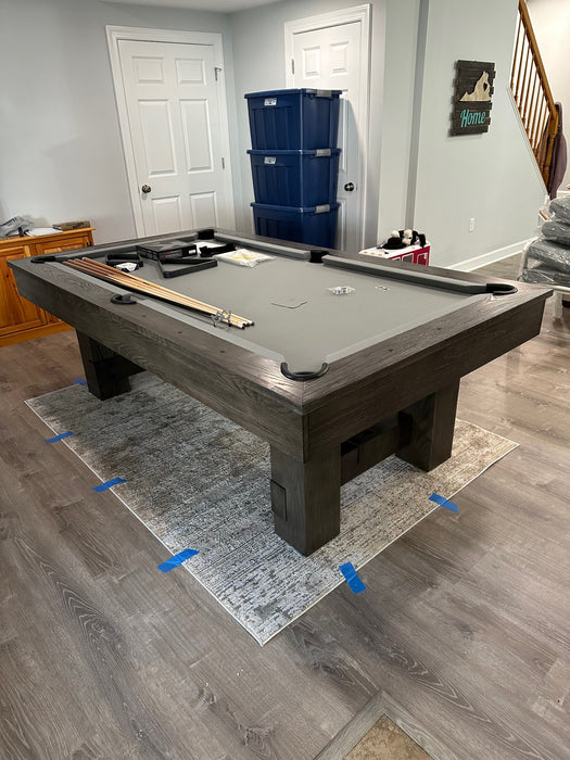 hide montana pool table charcoal room 2