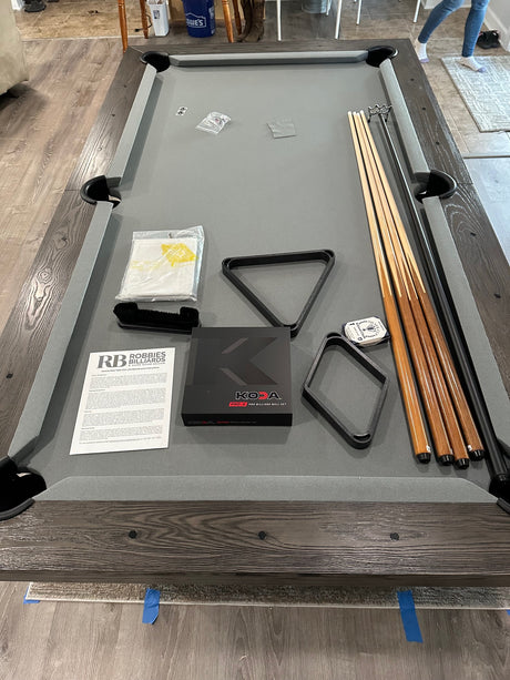hide montana pool table charcoal room 3