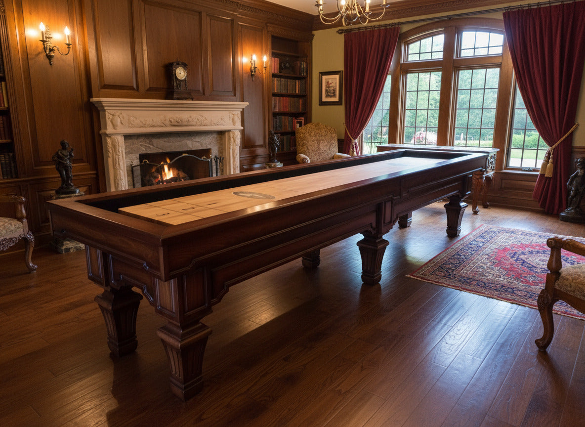 olhausen hampton shuffleboard table room rendering
