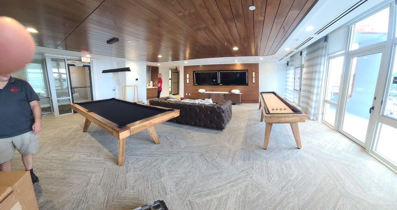 California house austin shuffleboard table virginia install 2