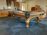  santa ana pool table american walnut 2