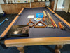  santa ana pool table american walnut detail