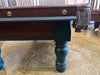 used Brunswick timber falls pool table leg detail