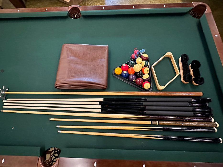 Used Brunswick Timber Falls 8' Pool Table