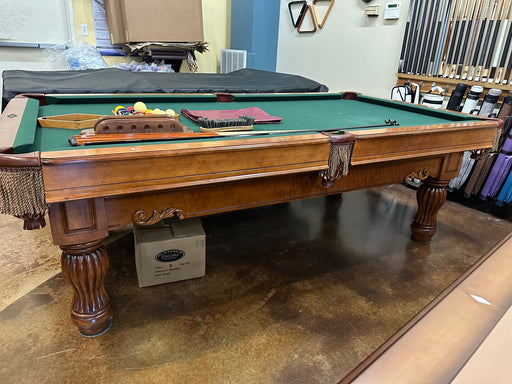 used brunswick dominion 8' pool table side