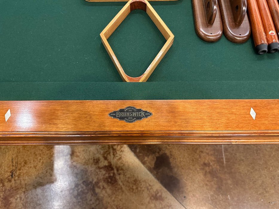 used brunswick dominion 8' pool table logo