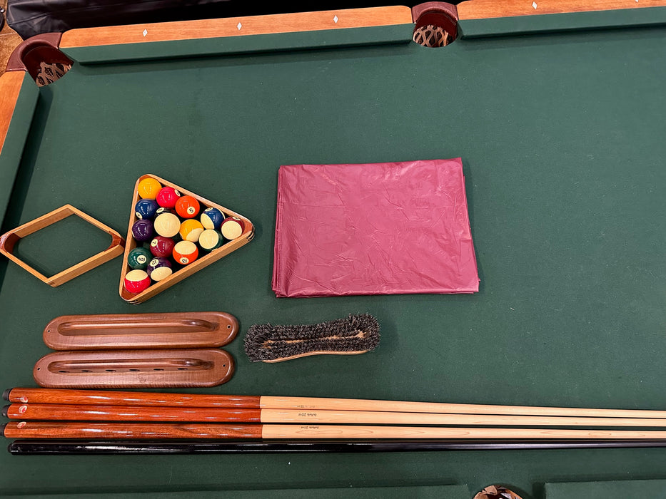 used brunswick dominion 8' pool table accessories
