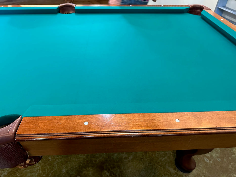 used olhausen americana 7' pool table detail