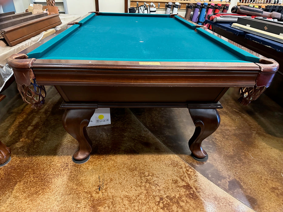 used olhausen maple pool table end
