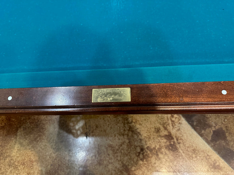 used olhausen maple pool table logo