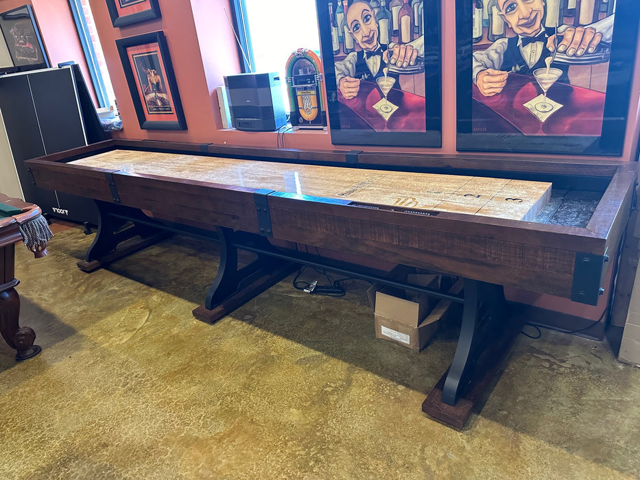 Used Plank and Hide 12' Da Vinci Shuffleboard Table