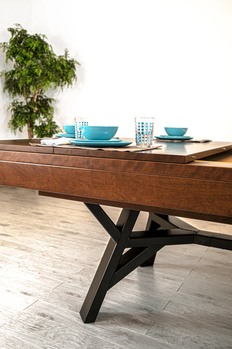 canada billiard industria pool table 8' birch detail