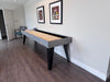 olhausen maverick shuffleboard 9' fossil grey finish room