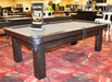 Olhausen metro pool table matte coral ash finish