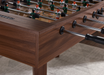 mid century modern foosball table corner detail
