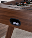 mid century modern foosball table ball return