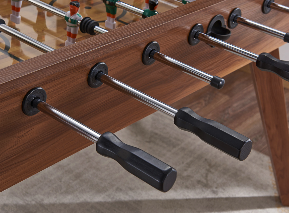 mid century modern foosball table rods