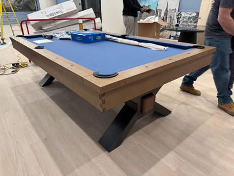 plank and hide nichols pool table 8' side