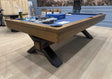plank and hide nichols pool table 8' room