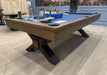 plank and hide nichols pool table 8' room