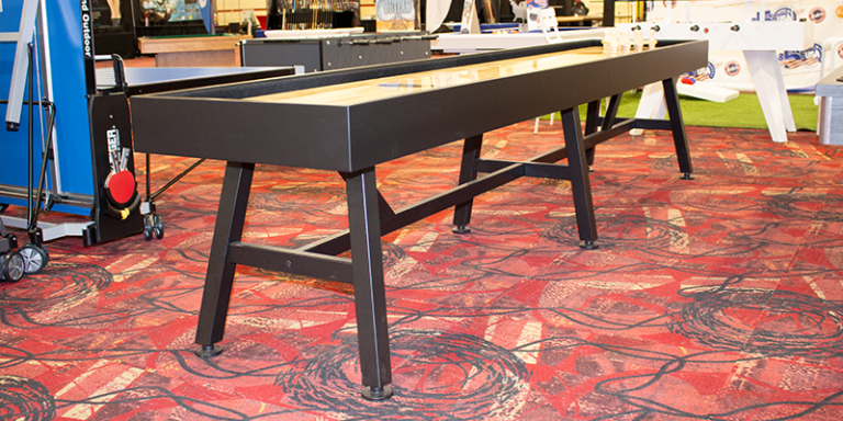 Olhausen alcove shuffleboard table bca show