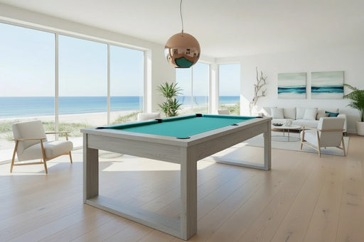 Olhausen Riviera pool table fossil grey rendering