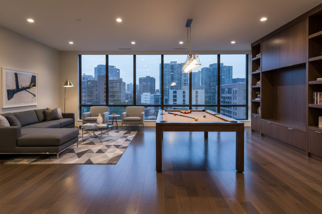 Olhausen Townhouse Dining Pool Table townhome rendering
