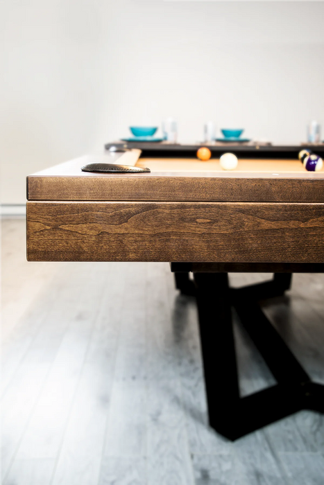 Canada Billiard Onyx Pool Table walnut finish