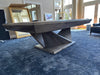 Origami Pool Table Smoke Glazed finish base