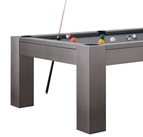 Plank and Hide Maxwell Pool table leg detail