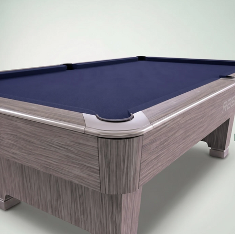 Rasson Hero Pool Table Sarum Strand finish corner detail stock