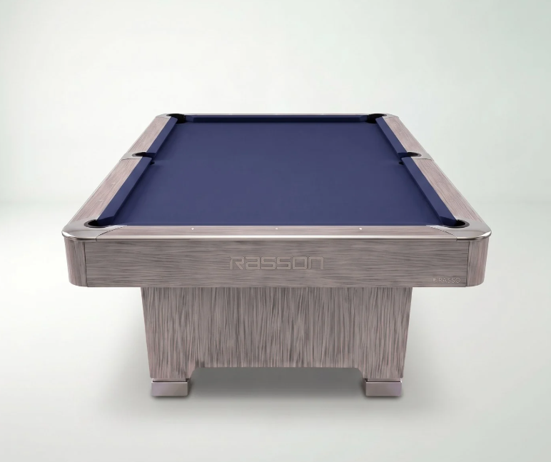 Rasson Hero Pool Table Sarum Strand finish end view stock