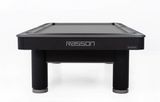 Rasson Iron Man pool table end view stock