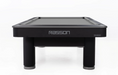 Rasson Iron Man pool table end view stock