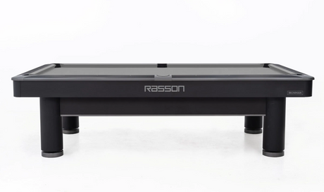 Rasson Iron Man pool table stock side view
