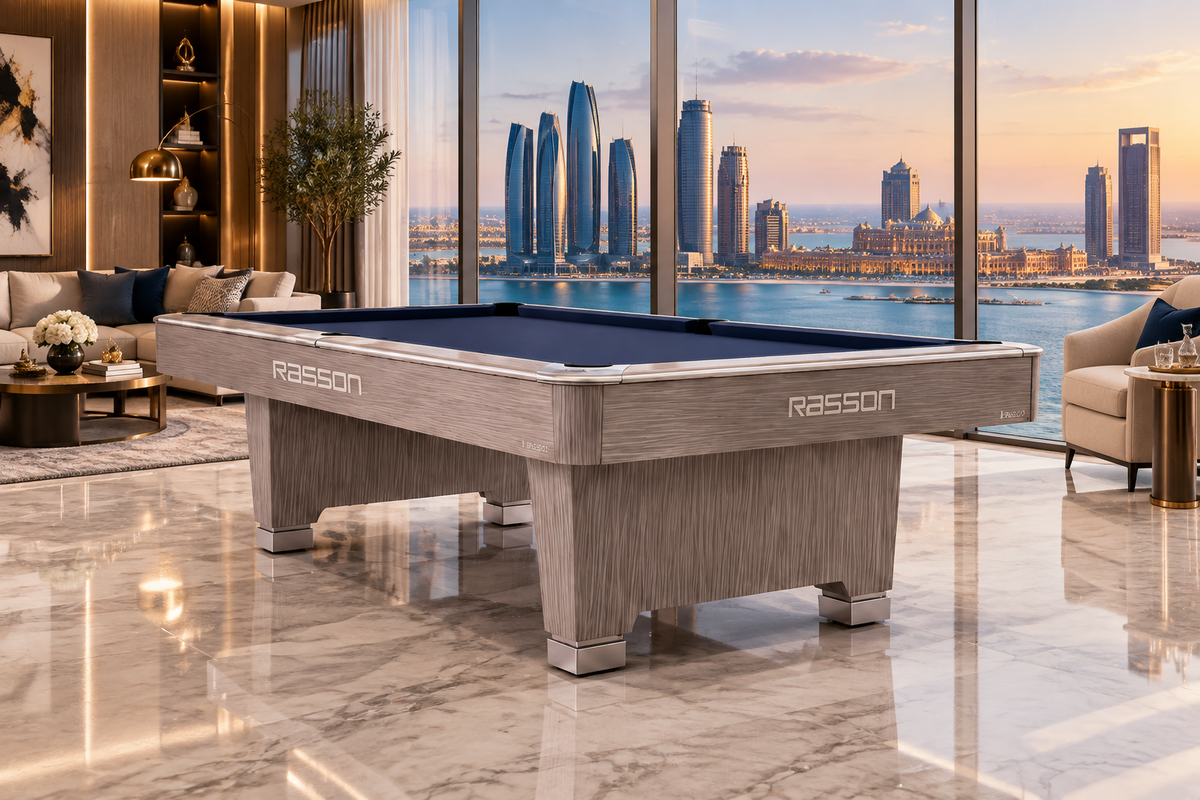Rasson Hero Pool Table Sarum Strand finish room rendering