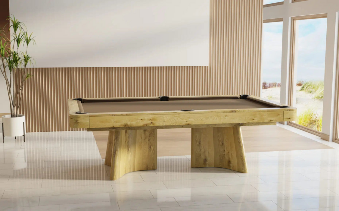 california house rincon pool table rustic whit oak room