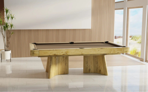 california house rincon pool table rustic whit oak room