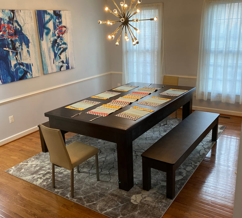 Robbies custom dining pool table room
