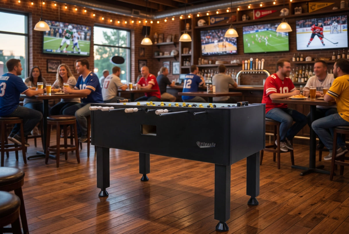 Tornado Classic II foosball table room rendering