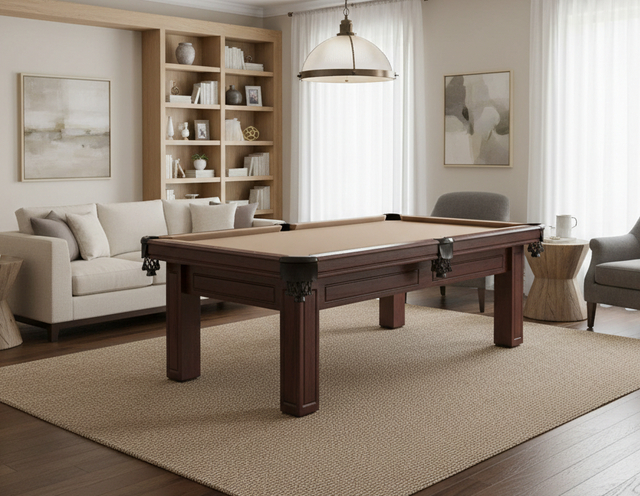 True Billiards Anthem 8' Pool Table rendering