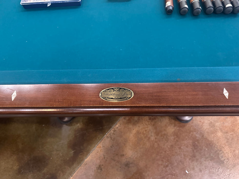 Used AMF Highland 8' pool table logo