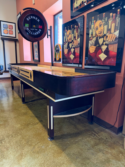 used Berner Pro 12' shuffleboard table main