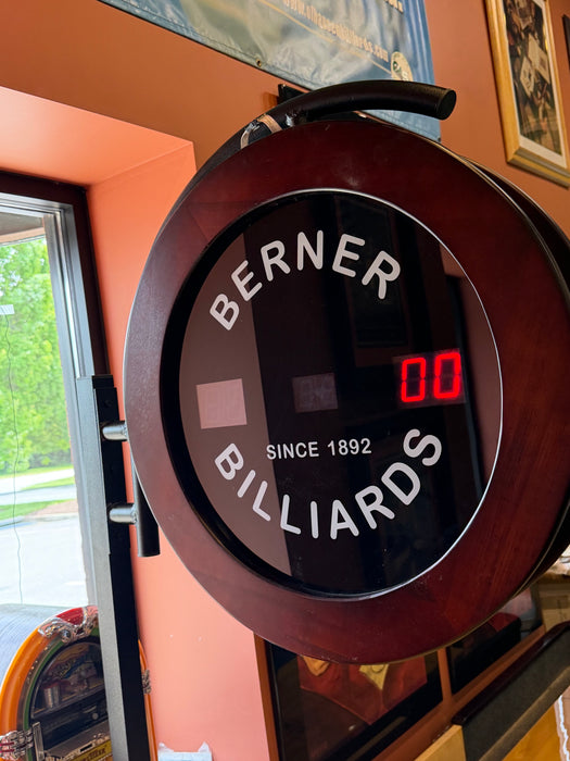used Berner Pro 12' shuffleboard table scorer 2