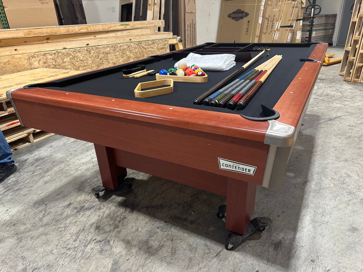 used Brunswick Contender 8' Pool Table main