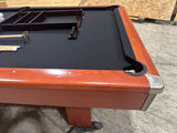 used Brunswick Contender 8' Pool Table coerner