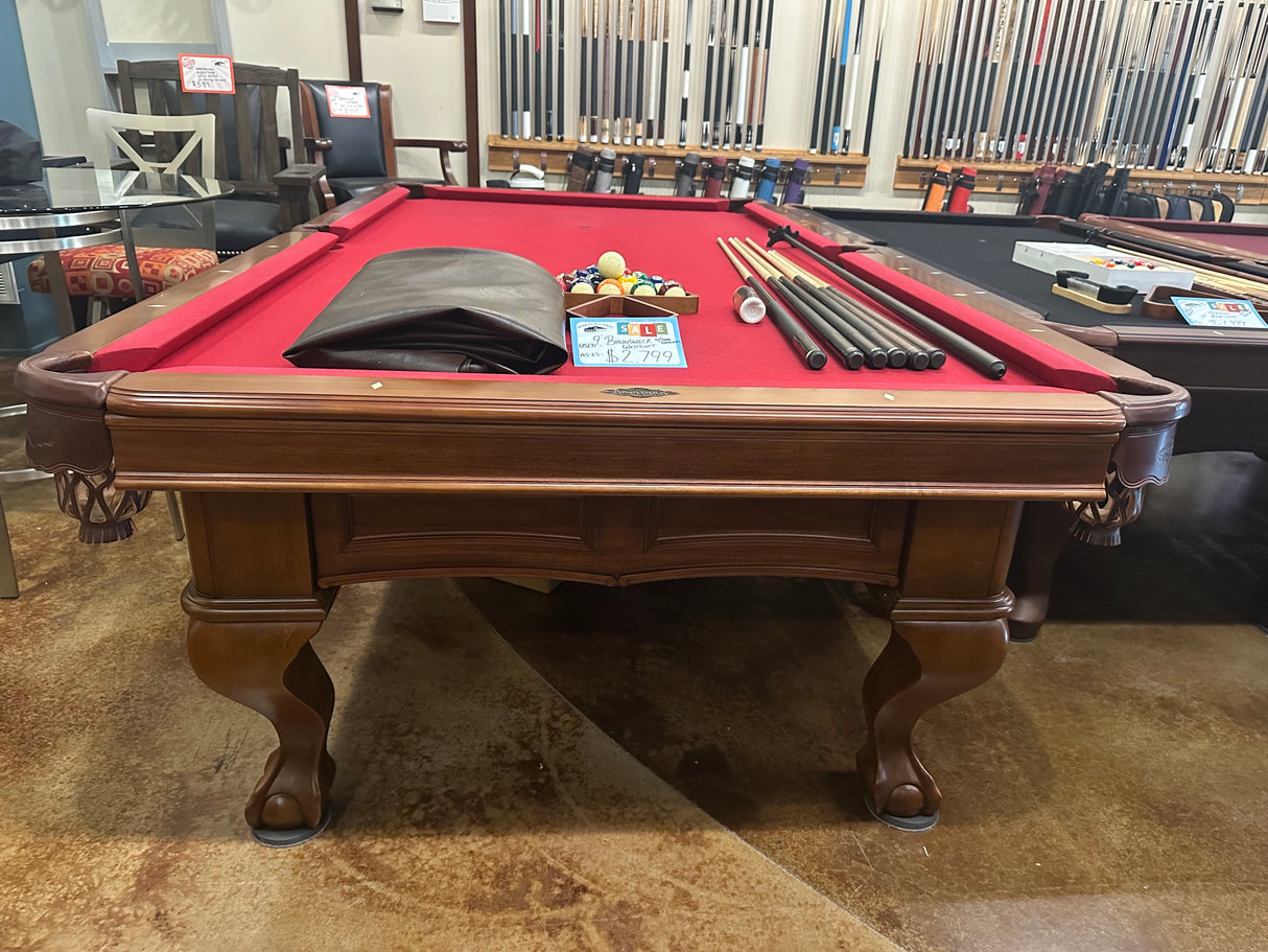 Used Brunswick Wescott 9' Pool Table