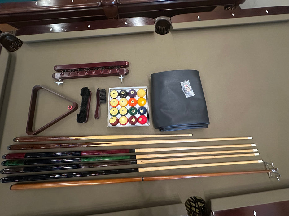 used craftsmaster 8' pool table accessories