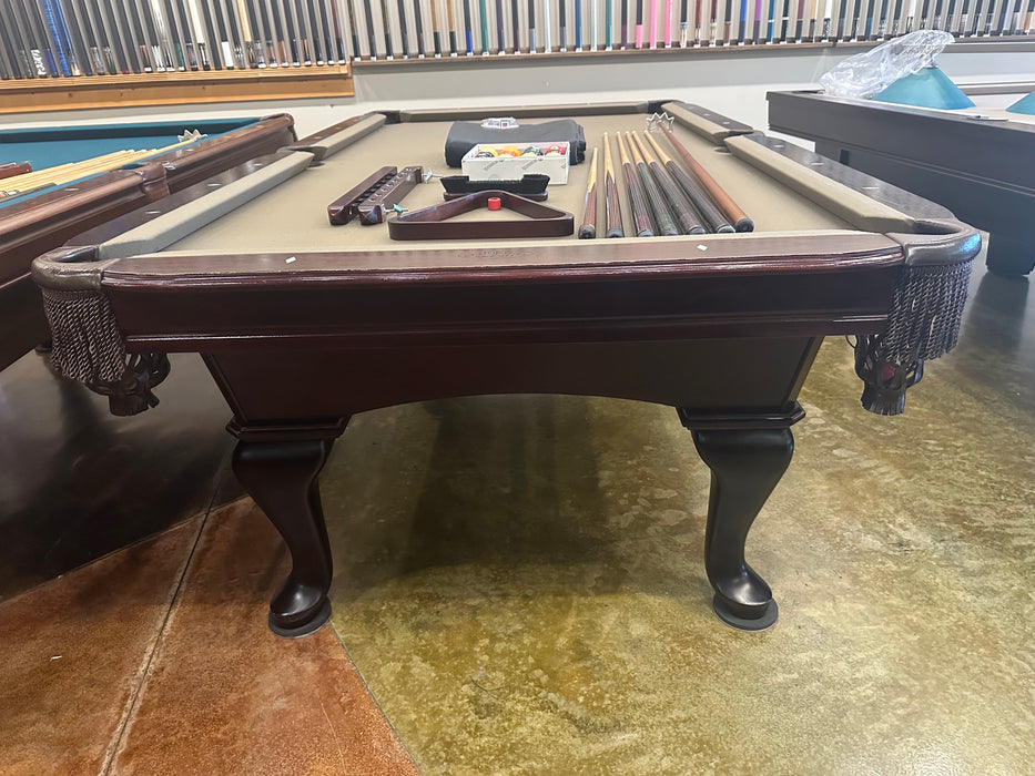 used craftsmaster 8' pool table end